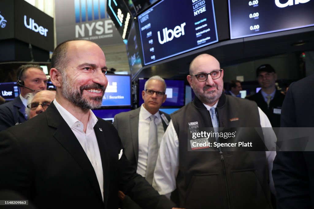 Uber Begins First Day Of Trading At New York Stock Exchange