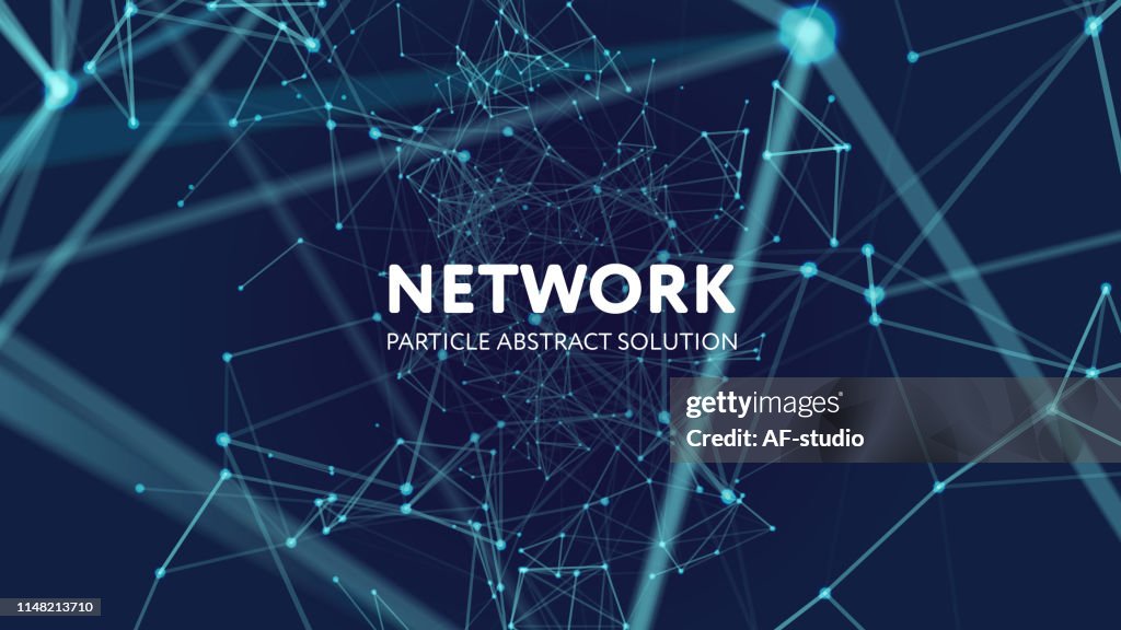 Abstracte netwerk achtergrond