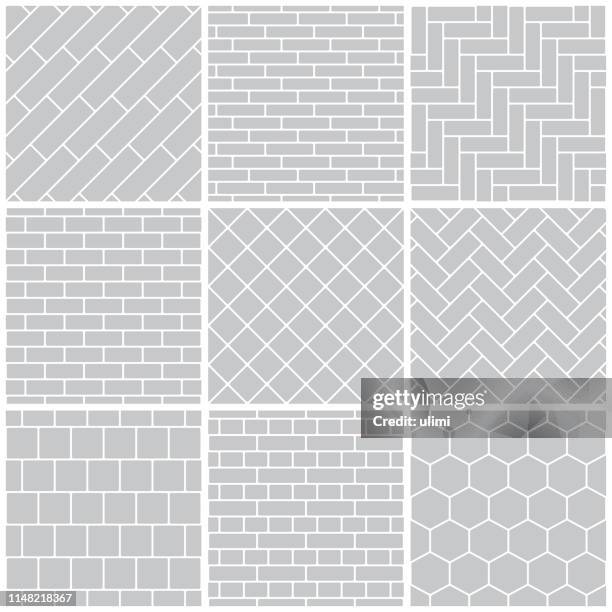 seamless patterns - building storey stock illustrations