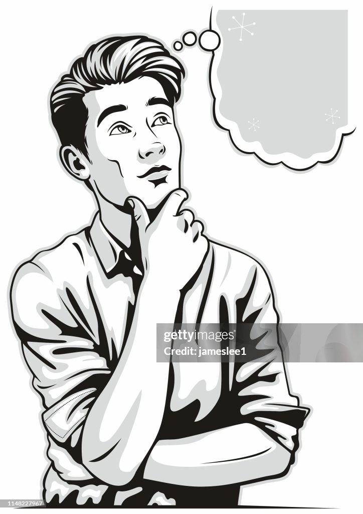 Think Men Thinking Man Drawing Man Thinking Png Images | PNGEgg