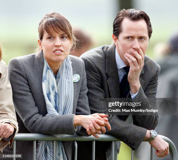 Lady Alexandra Hooper and Thomas Hooper attend day 3 of the Royal Windsor Horse Show in Home Park on May 10, 2019 in Windsor, England.