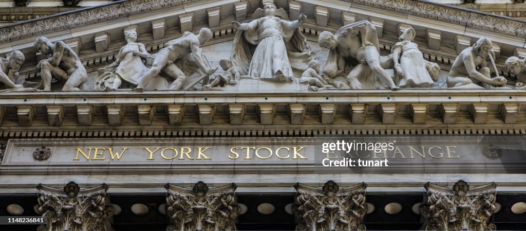 New York Stock Exchange Building, Wall Street, Manhattan, New York City, USA