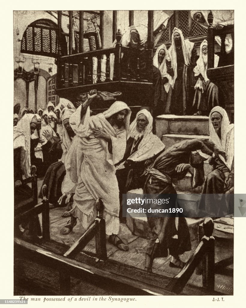 Man possessed of a devil in the Synagogue