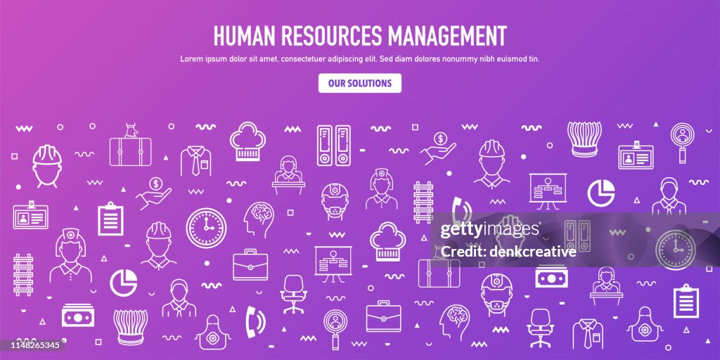 Program Management Visual Banner Human Resource Management Banner