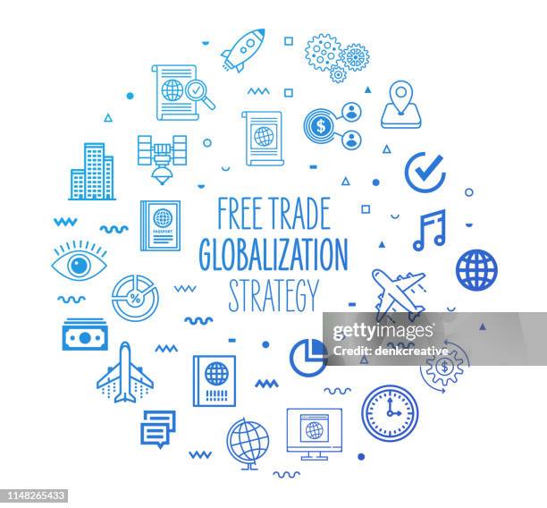 Trade Globalization Modernizing Sketched Photos and Premium High Res Pictures - Getty Images