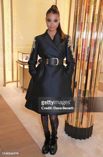 Ella Balinska attends the Cartier and British Vogue Darlings Dinner at the Residence at Cartier New Bond Street on June 5, 2019 in London, England.
