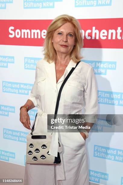 Sabine Postel attends the "Film- und Medienstiftung NRW" summer party at Wolkenburg on June 5, 2019 in Cologne, Germany.