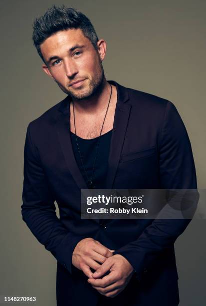 Michael Ray poses for a portrait during the 2019 CMT Music Awards at Bridgestone Arena on June 05, 2019 in Nashville, Tennessee.