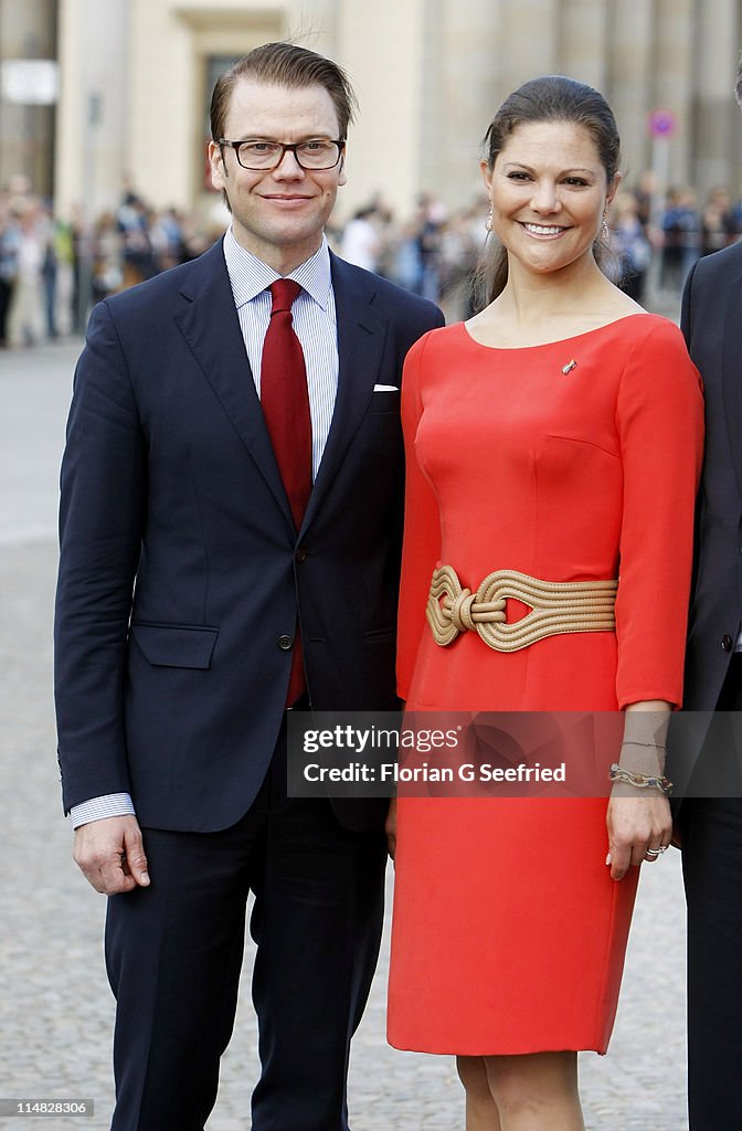 HRH Crown Princess Victoria Of Sweden And Prince Daniel On Germany Visit - Day 4