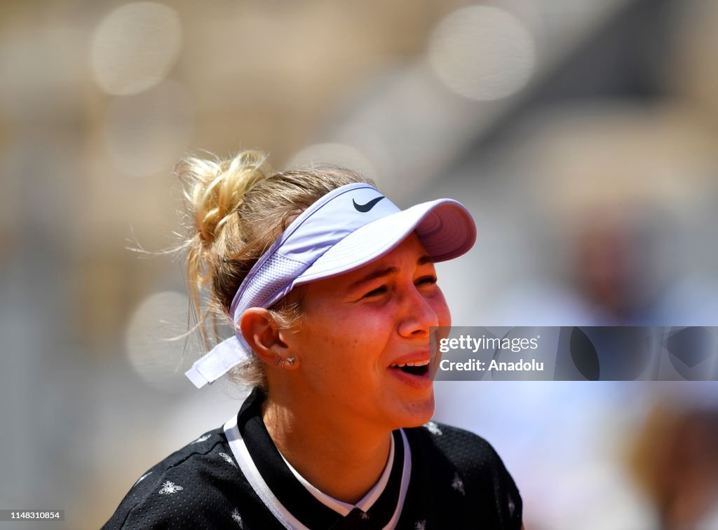 French Open 2019 women's quarter final, Simona Halep vs Amanda Anisimova