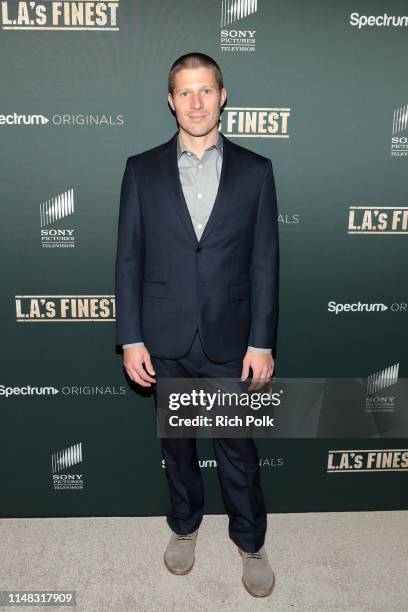 Zach Gilford attends Spectrum Originals and Sony Pictures Television Premiere Party for "L.A.'s Finest" at Sunset Tower on May 10, 2019 in Los...