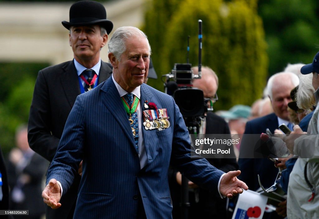 British Royal Legion Holds D-Day 75th Anniversary Ceremonies In Normandy