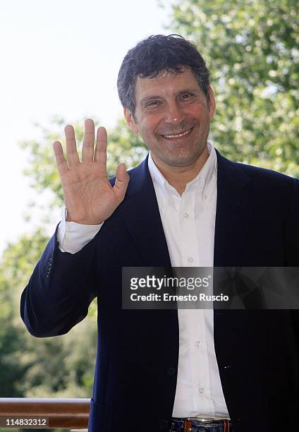 Fabrizio Frizzi attends the "La Partita del Cuore 2011" press Conference at Circolo Sportivo RAI on May 27, 2011 in Rome, Italy.