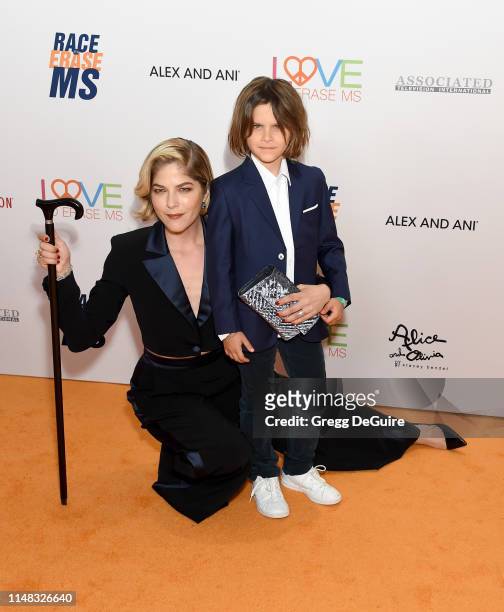 Selma Blair and Arthur Saint Bleick attend the 26th Annual Race to Erase MS Gala at The Beverly Hilton Hotel on May 10, 2019 in Beverly Hills,...