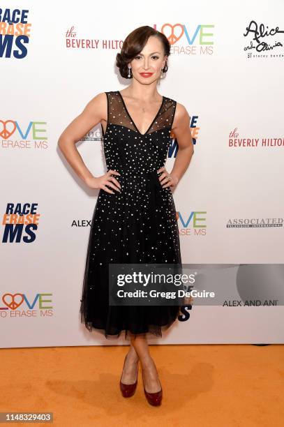 Karina Smirnoff attends the 26th Annual Race to Erase MS Gala at The Beverly Hilton Hotel on May 10, 2019 in Beverly Hills, California.