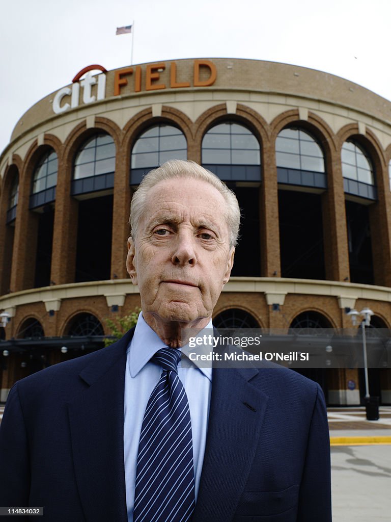 New York Mets owner Fred Wilpon is photographed for Sports… News