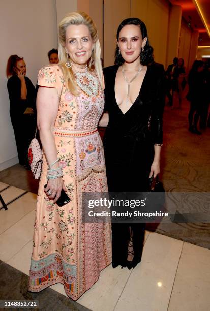 Race to Erase MS founder Nancy Davis and Rumer Willis attend the 26th annual Race to Erase MS on May 10, 2019 in Beverly Hills, California.