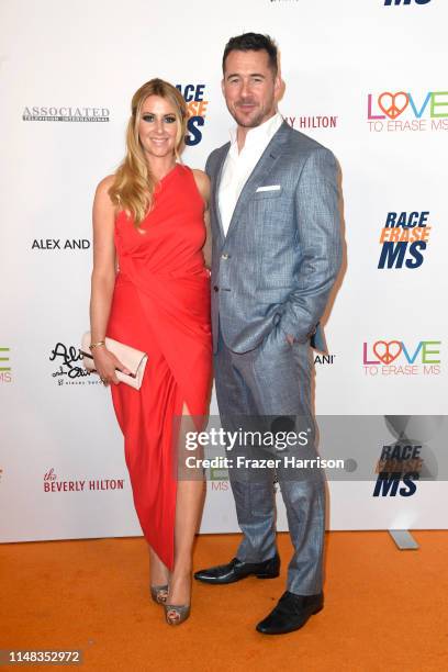 Katy O'Grady and Barry Sloane attend the 26th annual Race to Erase MS on May 10, 2019 in Beverly Hills, California.