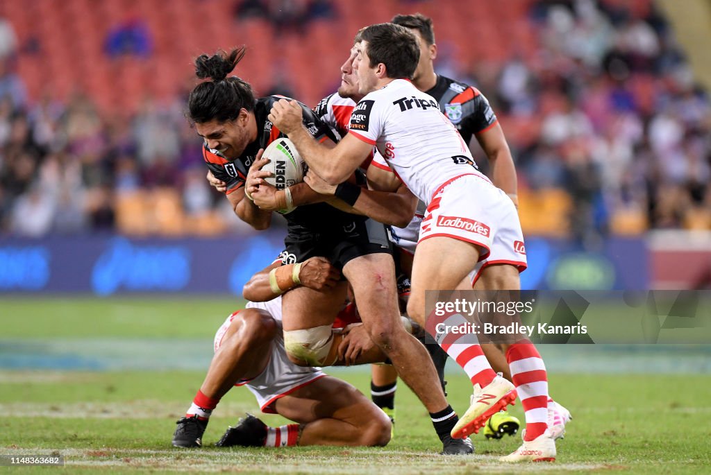 NRL Rd 9 - Warriors v Dragons