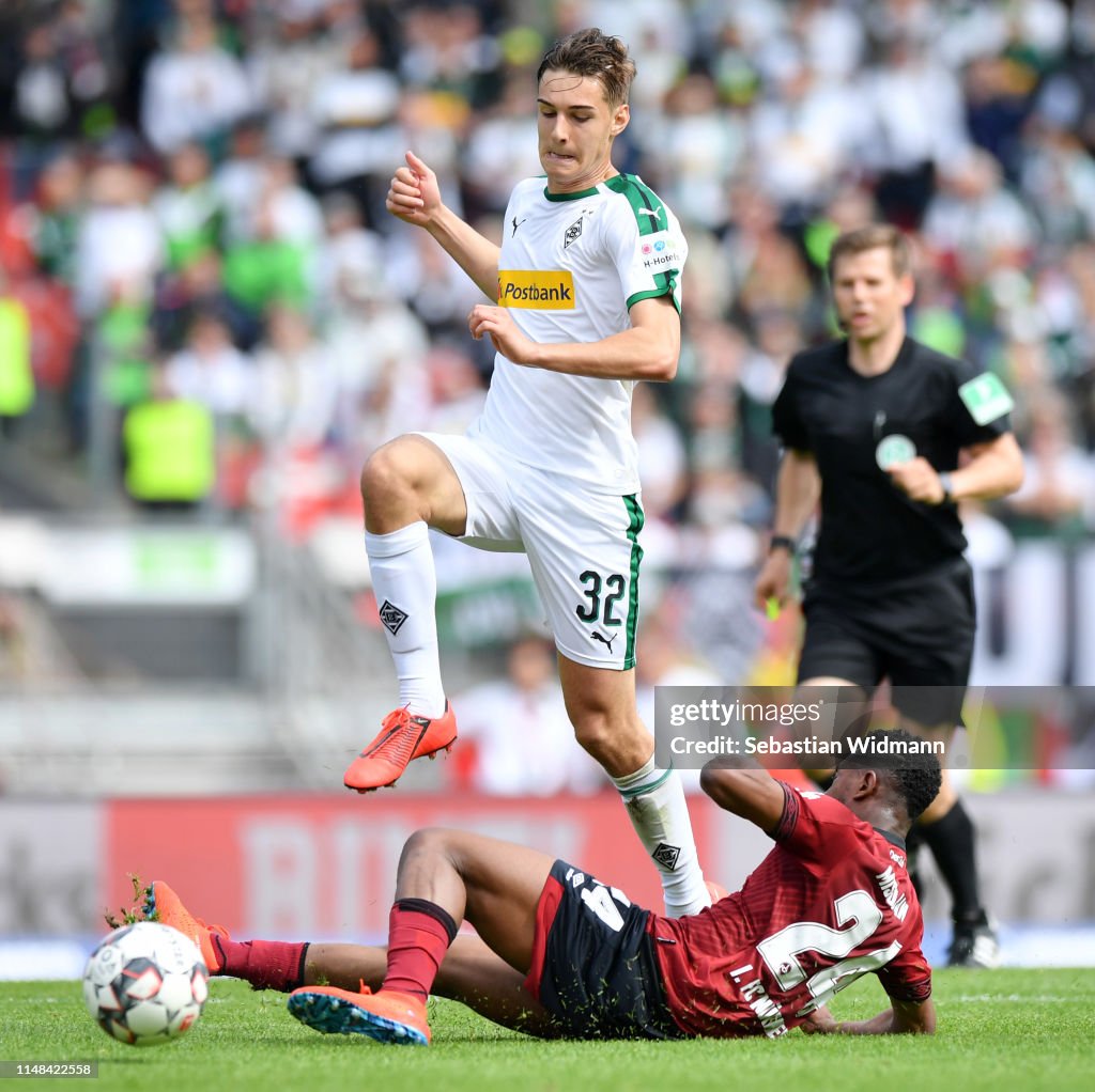 1. FC Nuernberg v Borussia Moenchengladbach - Bundesliga