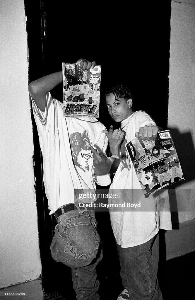 Mac Daddy Rapper Rappers Mac Daddy and Daddy Mac from Kris Kross poses for photos ...