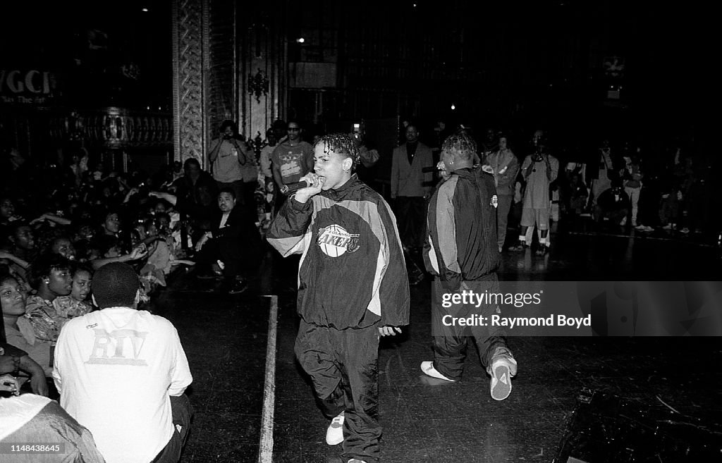 Mac Daddy Rapper Rappers Daddy Mac and Mac Daddy from Kris Kross performs at Simeon ...
