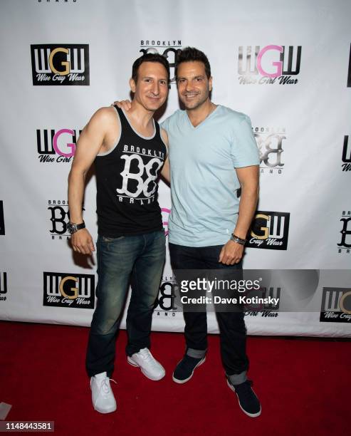 Actor William DeMeo and actor Craig DiFrancia arrive at the Brooklyn Brand Spring Line Red Carpet Event at Cabo RVC on June 6, 2019 in Rockville...