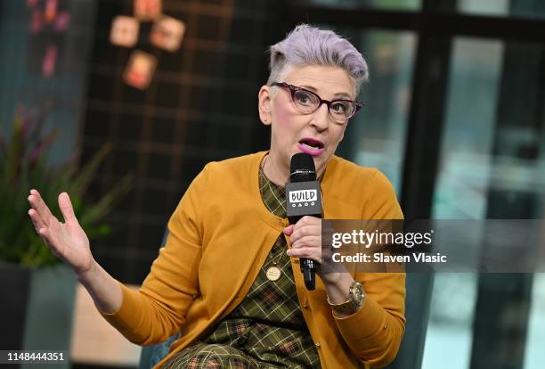 Comedian Lisa Lampanelli visits Build Series to discuss her podcast "Let Lisa Help" at Build Studio on June 6, 2019 in New York City.