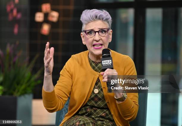 Comedian Lisa Lampanelli visits Build Series to discuss her podcast "Let Lisa Help" at Build Studio on June 6, 2019 in New York City.