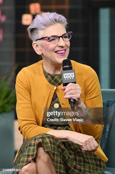 Comedian Lisa Lampanelli visits Build Series to discuss her podcast "Let Lisa Help" at Build Studio on June 6, 2019 in New York City.