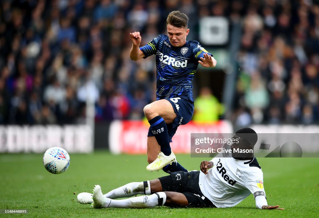 Derby County v Leeds United - Sky Bet Championship Play-off Semi Final: First Leg