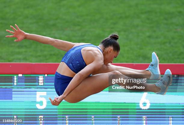 Ivana Spanovic competes in Long Jump Women during the IAAF Diamond League Golden Gala at the Olimpico Stadium in Rome, Italy on June 6, 2019