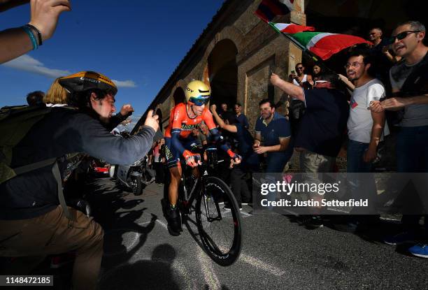 Vincenzo Nibali of Italy and Team Bahrain - Merida / Public / Fans / during the 102nd Giro d'Italia 2019, Stage 1 a 8km Individual Time Trial from...
