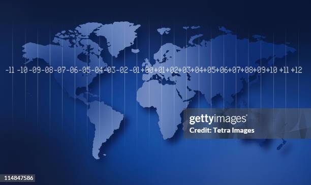 Day Line 15,261 International Date Line Map High Res Illustrations - Getty Images