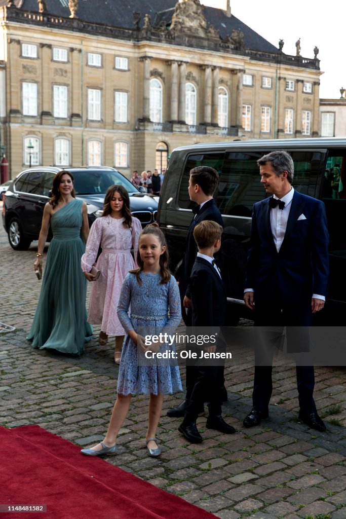 Queen Margrethe Of Denmark Host Birthday Dinner Party For Prince Joachim