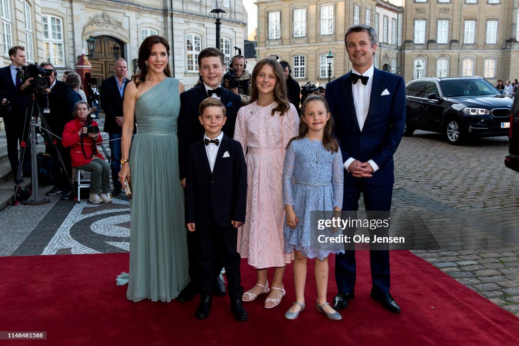 Queen Margrethe Of Denmark Host Birthday Dinner Party For Prince Joachim