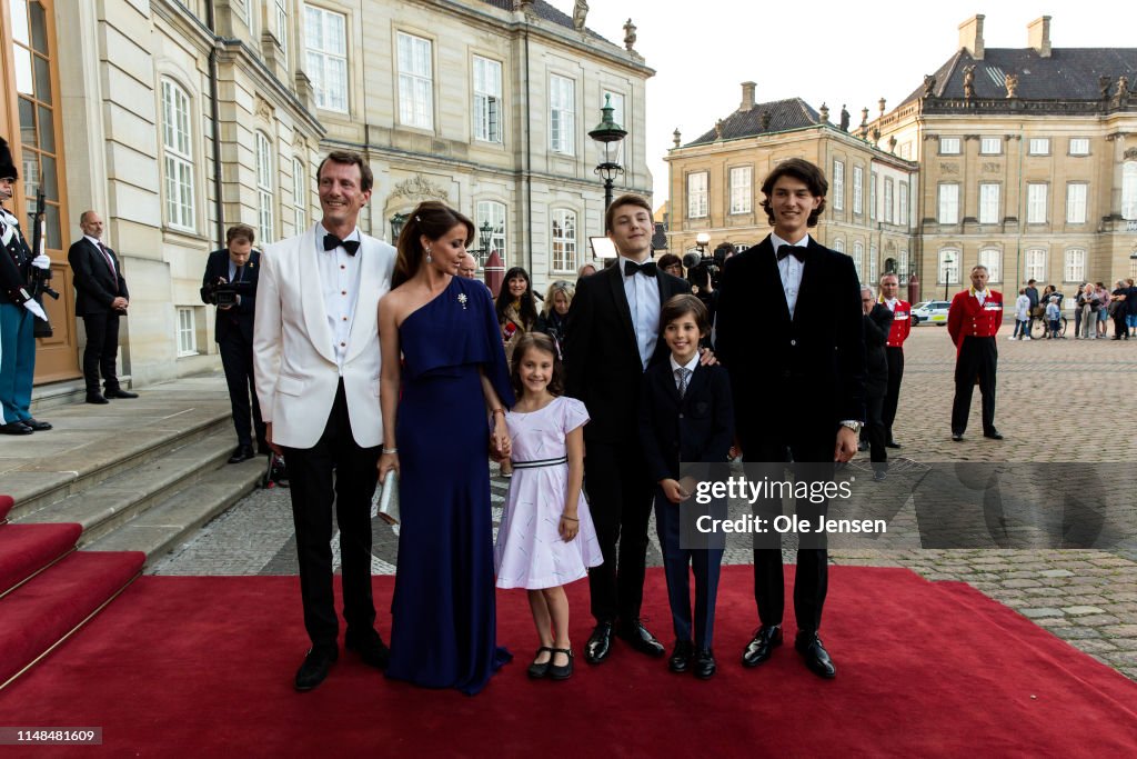 Queen Margrethe Of Denmark Host Birthday Dinner Party For Prince Joachim