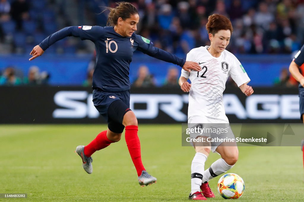 France v Korea Republic: Group A - 2019 FIFA Women's World Cup France