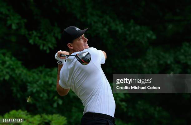 John Mallinger hits his drive on the second hole during the second round of the BMW Charity Pro-Am presented by SYNNEX Corporation held at Thornblade...