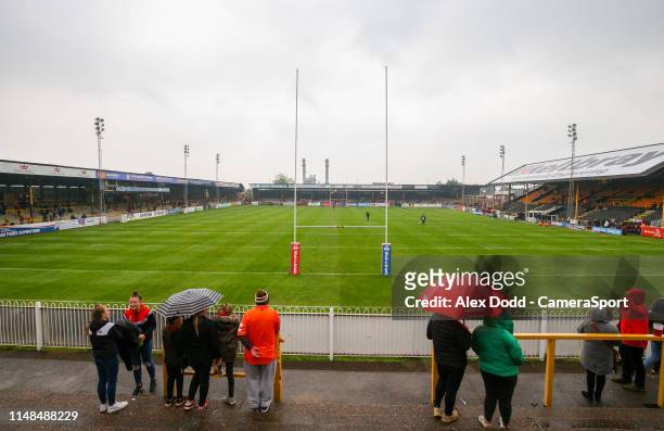 General view of The Jungle, home of Castleford Tigers, before the Betfred Super League Round 17 match between Castleford Tigers and Huddersfield...