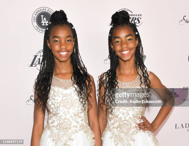 Lila Star Combs and Jessie James Combs attend The LadyLike Foundation's 11th Annual Women of Excellence Luncheon at The Beverly Hilton Hotel on May...