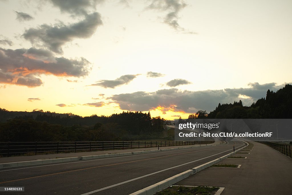 Highway at Dusk