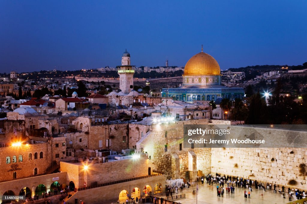 People at Western Wall