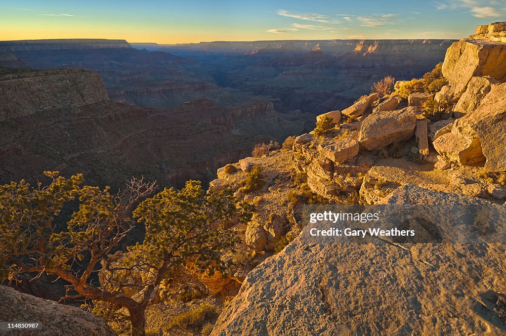 USA, Arizona, Grand Canyon at sunset