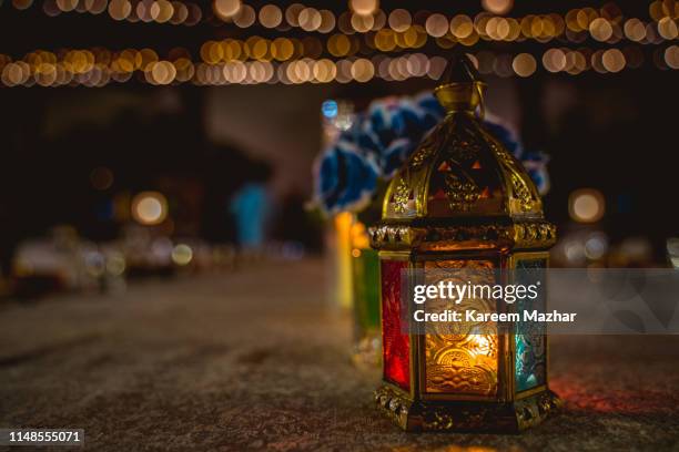 ramadan lantern - fasting activity foto e immagini stock