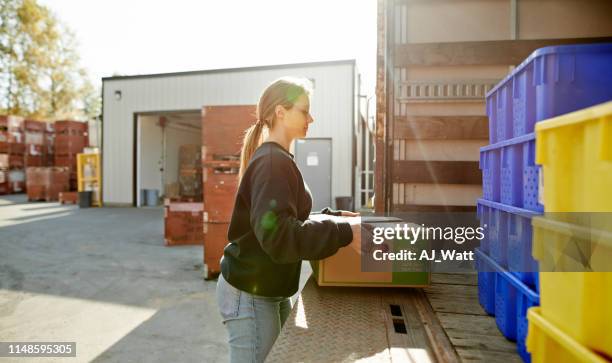 soon to be seen at a store near you - unloading stock pictures, royalty-free photos & images