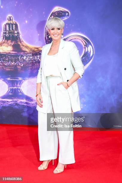 Influencer Madeleine Schoen attends the movie premiere of "Aladdin" at UCI Luxe Mercedes Platz on May 11, 2019 in Berlin, Germany.