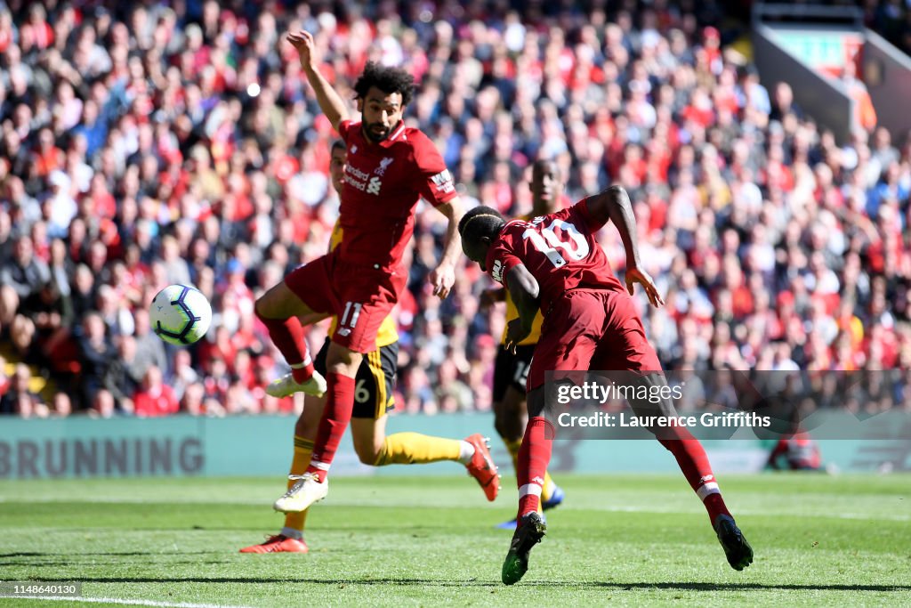 Liverpool FC v Wolverhampton Wanderers - Premier League