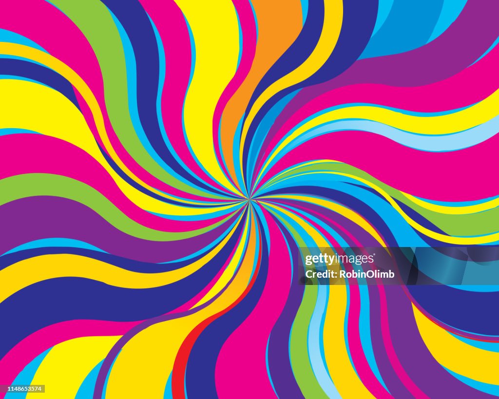 Psychedelic Twist Background