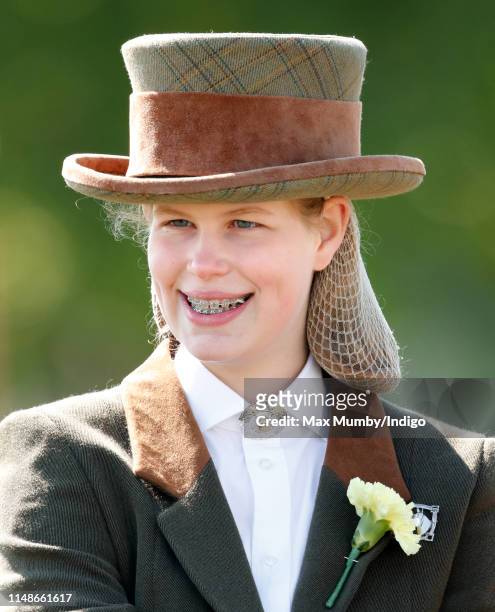 Lady Louise Windsor takes part in 'The Champagne Laurent-Perrier Meet of the British Driving Society' on day 5 of the Royal Windsor Horse Show in...